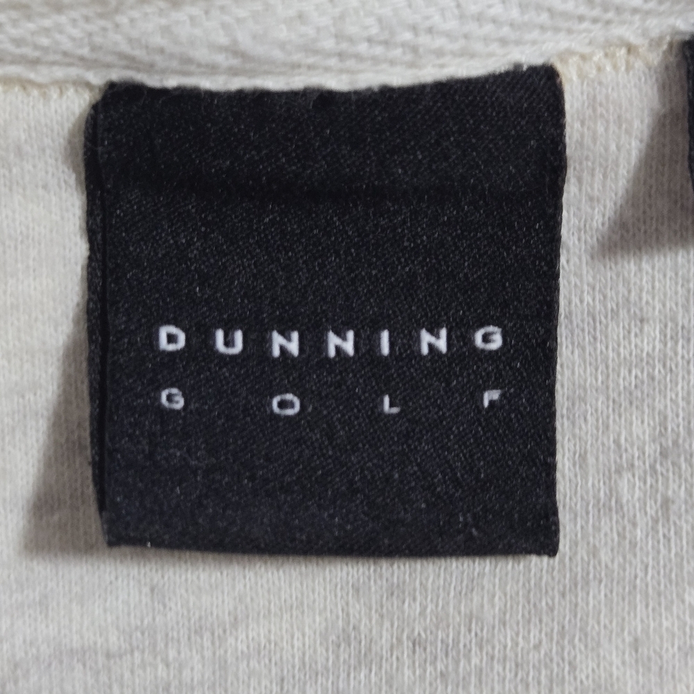 Dunning Golf Mens Oatmeal Mock Neck Natural Hand Quarter Zip Pullover Large - Picture 9 of 9